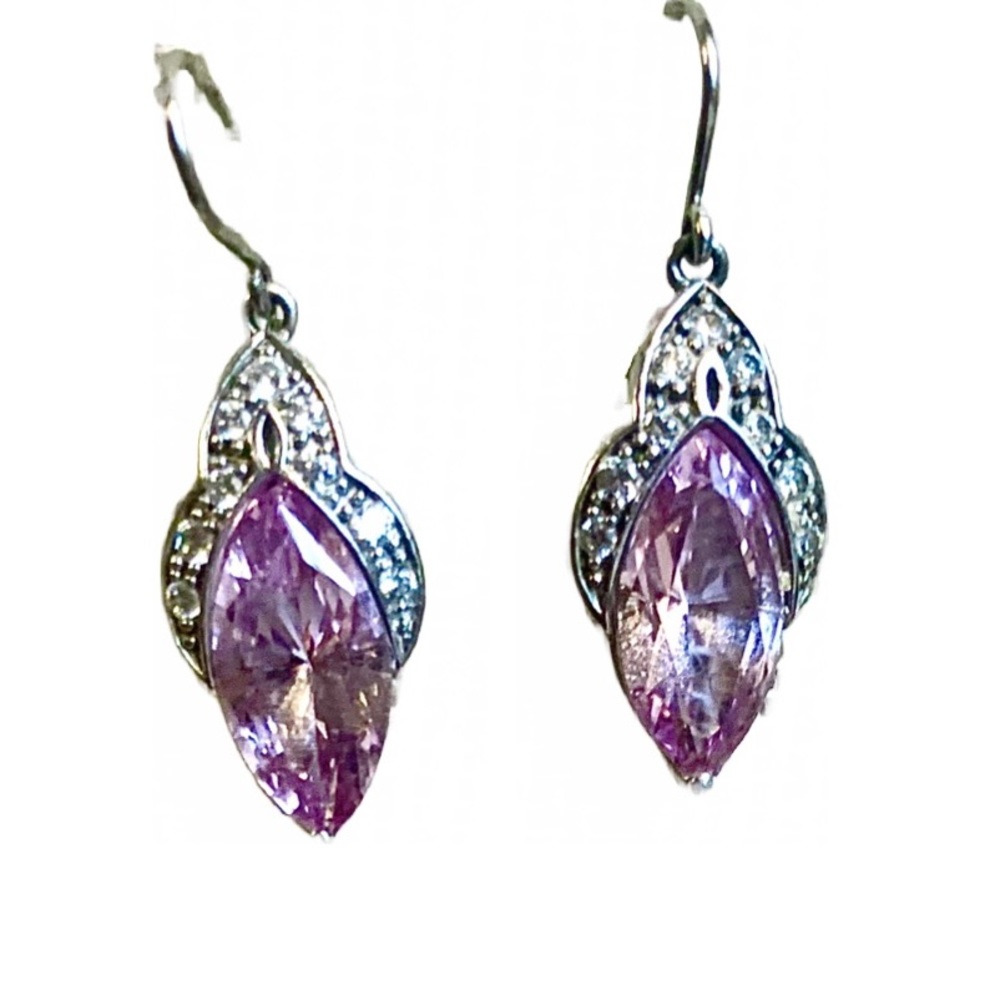 Pink ice Marquee earrings - Picture 5 of 5